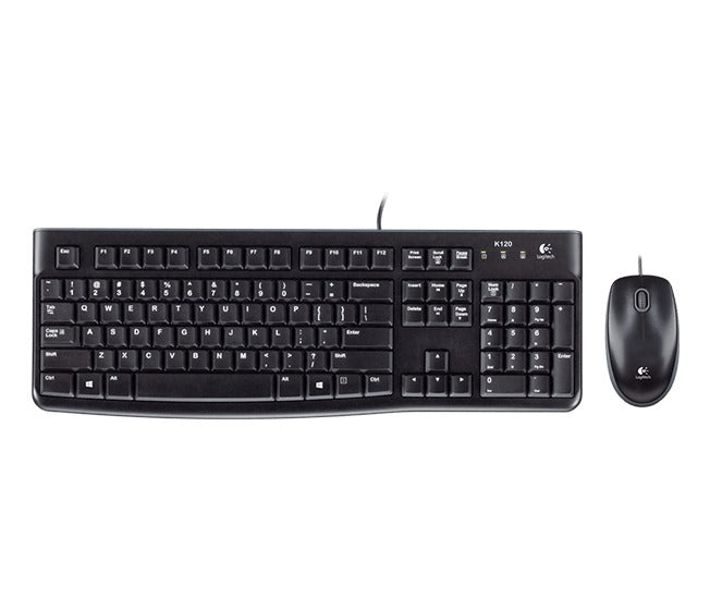 Logitech MK120 USB Black Keyboard and Mouse Combo