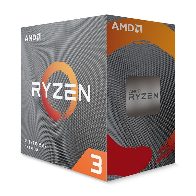AMD Ryzen 3 3100 4-Core 3.6GHz AM4 CPU, with Wraith Stealth cooler