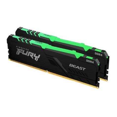 Kingston (KF432C16BBAK2/16) FURY Beast RGB 16GB (2x8GB) 3200Mhz DDR4 Ram