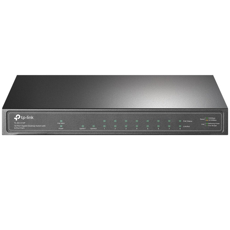 TP-Link TL-SG1210P 8 Port PoE+ Gigabit Switch