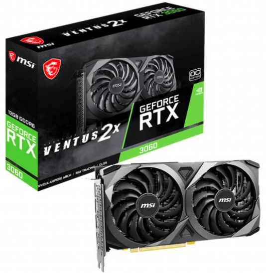 MSI GeForce RTX 3060 VENTUS 2X 12G OC Graphics Card