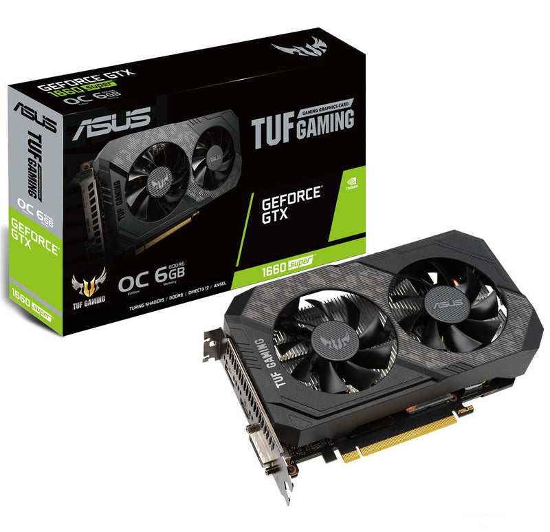ASUS GeForce GTX 1660 SUPER TUF Gaming OC 6GB Graphics Card TUF-GTX1660S-O6G-GAMING