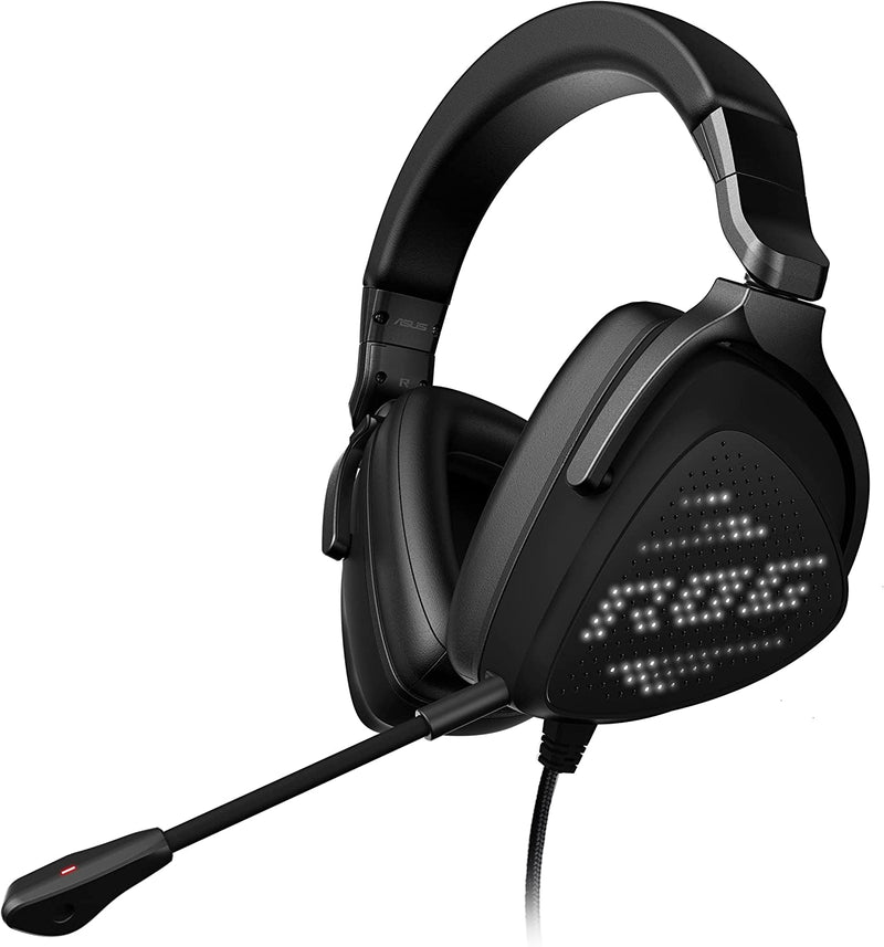 Asus ROG DELTA S ANIMATE Lightweight USB-C Gaming Headset With Customizable AniMe Matrix™ Display