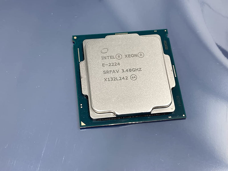 Intel Xeon E-2224 processor 3.4 GHz 8 MB Smart Cache Box