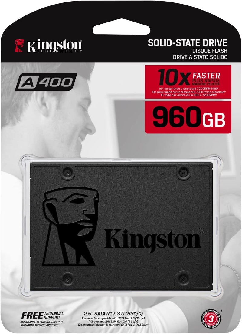 Kingston Technology A400 2.5" 960 GB Serial ATA III TLC