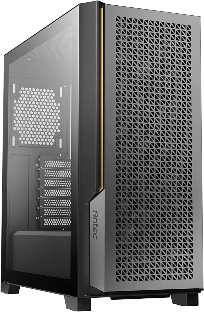 Antec P20C E-ATX, High Airflow, USB-C, Cable management , 4x HDD or SSD , 375mm GPU, 170mm CPU 3x PWM 12 CM Fan, Tempered Glass, Gaming Case