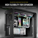 Antec P20CE E-ATX supports Dual CPU MB up to 300m, Mesh Front, Air Filter, 3x PWM Fans, 4x HDD, 4 in 1 Splitter Fan Cable, Solid Side Panel, Gaming Office and Corporate Case