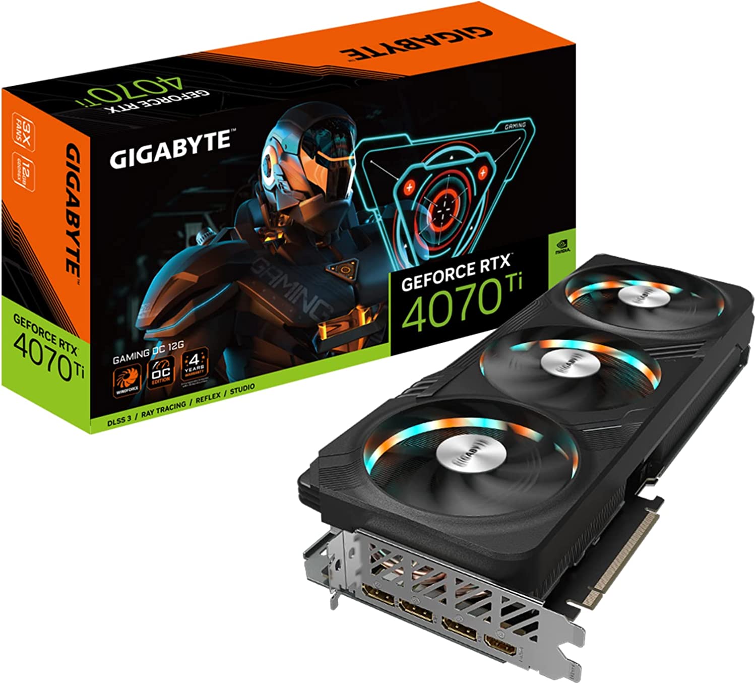 Gigabyte GeForce RTX­­ 4070 Ti GAMING OC 12G NVIDIA GeForce RTX 4070 Ti 12 GB GDDR6X