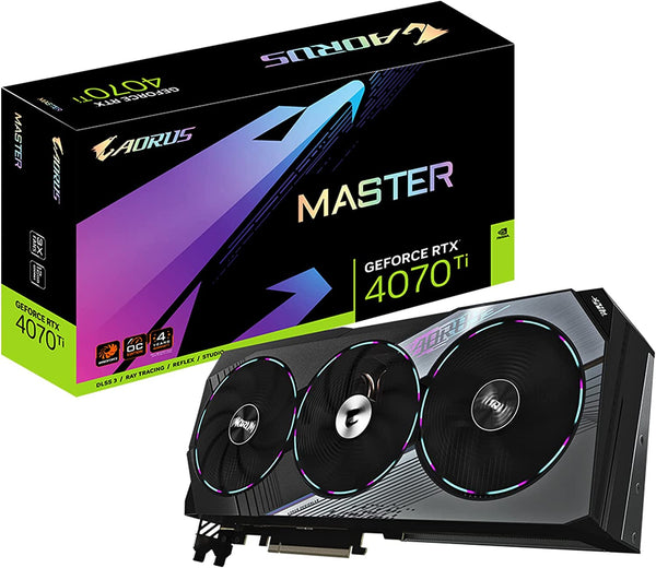 Gigabyte AORUS GeForce RTX 4070 Ti MASTER 12G NVIDIA 12 GB GDDR6X