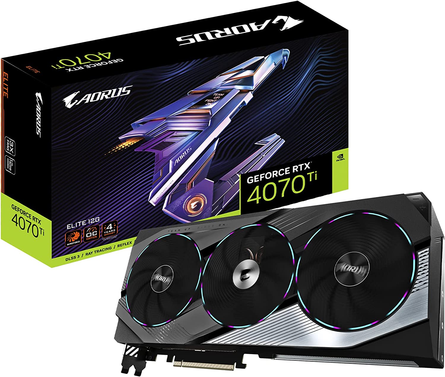 Gigabyte AORUS GeForce RTX 4070 Ti ELITE 12G NVIDIA 12 GB GDDR6X