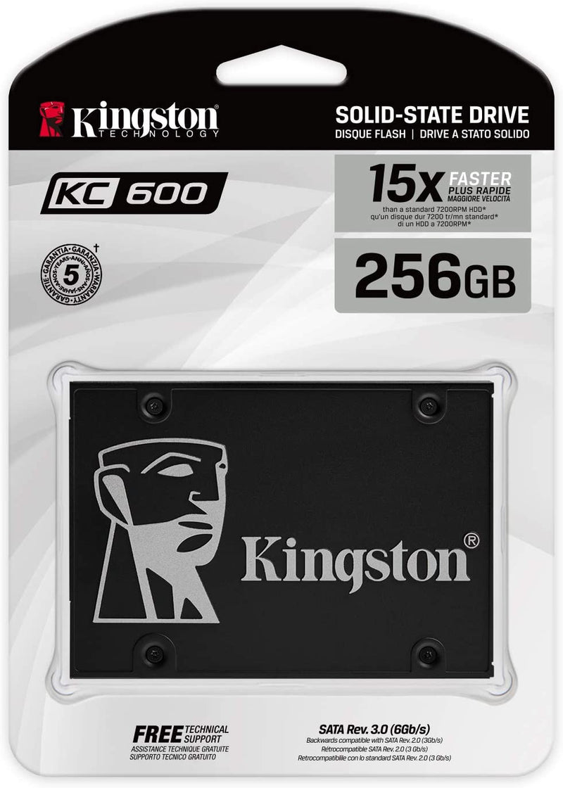 Kingston Technology KC600 2.5" 256 GB Serial ATA III 3D TLC