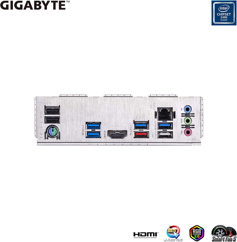 Gigabyte REFURBISHED  GIGABYTE Z490 UD MB, 1200, 4xDDR4, 6xSATA, 2xM.2, USB3.2 Gen2, ATX, 6MTH WTY