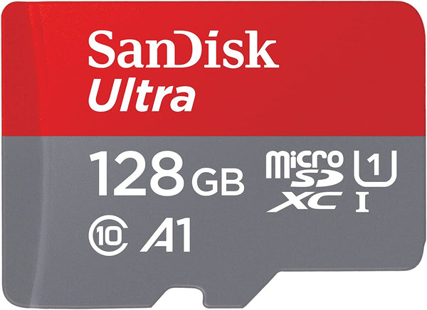 WESTERN DIGITAL SanDisk Ultra microSDXC SQUAB128GB A1 C10 U1 UHS-I 140MB/s R 4x6 10Y