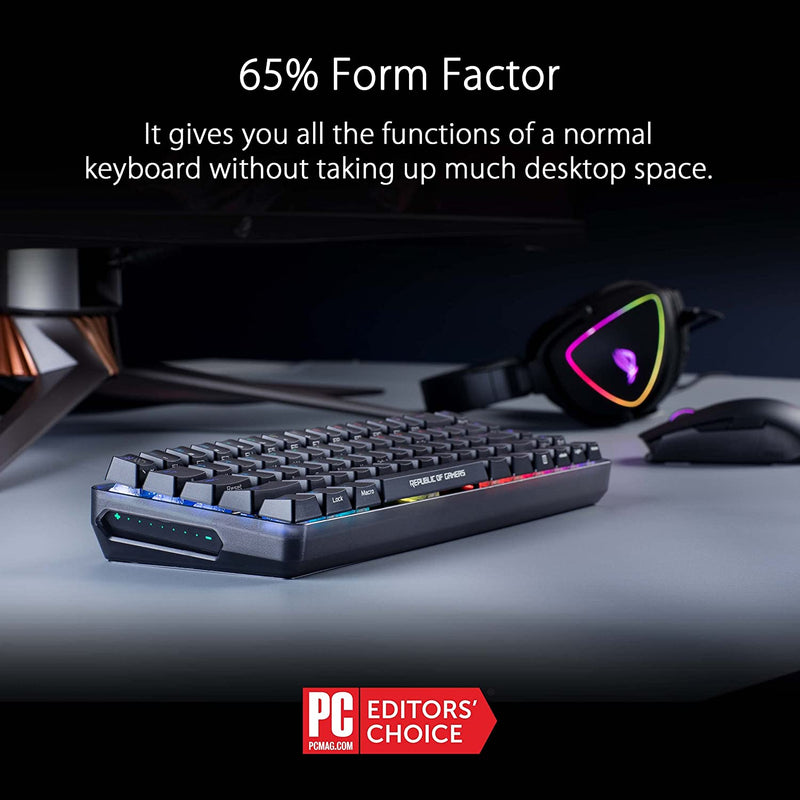 ASUS ROG FALCHION NX/NXBN 65% Wireless Mechanical Gaming Keyboard with 68 keys. NX Brown