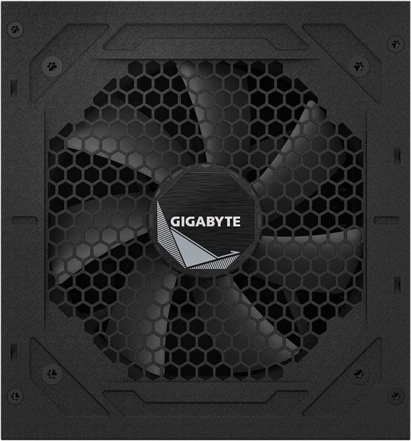 Gigabyte UD1000GM PG5 1000W ATX PSU Power Supply  80+ Gold >90% 120mm Fan Black Flat Cables Single +12V Rail Japanese  >100K Hrs