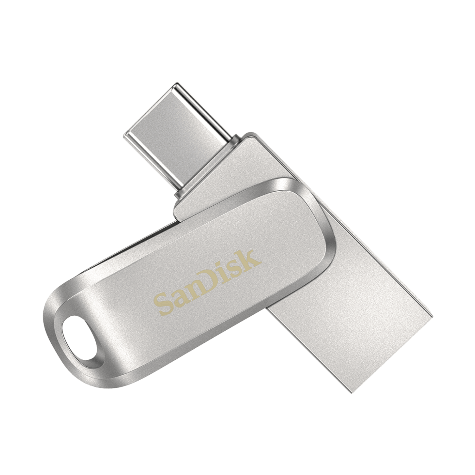 SanDisk 64GB Ultra Dual Drive Luxe USB-C & USB-A Flash Drive