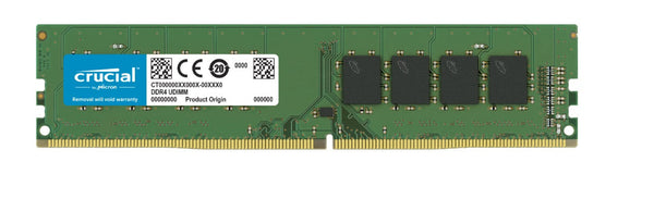 Crucial (CT8G4DFS832A) 8GB (1x8GB) DDR4 UDIMM 3200MHz CL22 Dual Ranked x8 Single Stick Desktop RAM