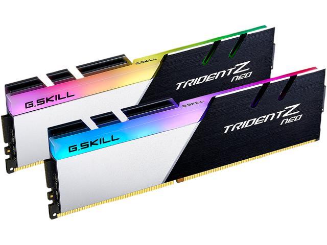 G.Skill Trident Z Neo RGB 16GB (2x8GB) DDR4 Desktop RAM Desktop Gaming Memory F4-3600C16D-16GTZNC