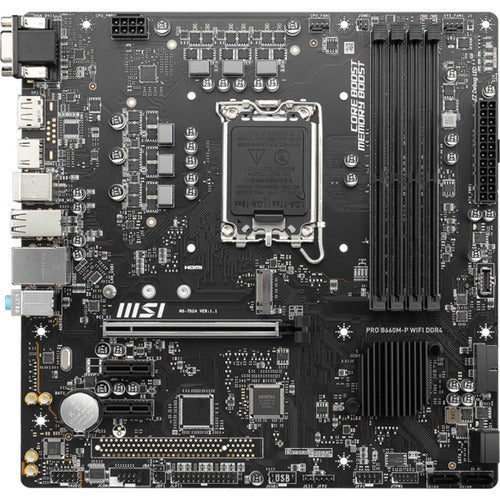 MSI PRO B660M-P WIFI DDR4 Micro ATX Motherboard