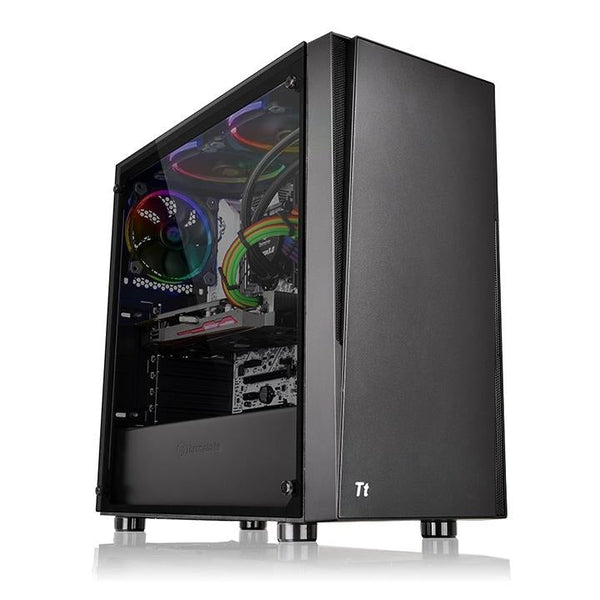 Thermaltake Versa J21 Tempered Glass Edition mid-Tower Black Case