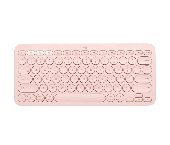 Logitech K380 Multi-Device Wireless Bluetooth Keyboard Rose