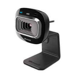 Microsoft (T3H-00014) LifeCam HD-3000 Webcam - 720p, Noise Cancelling Microphone, Skype