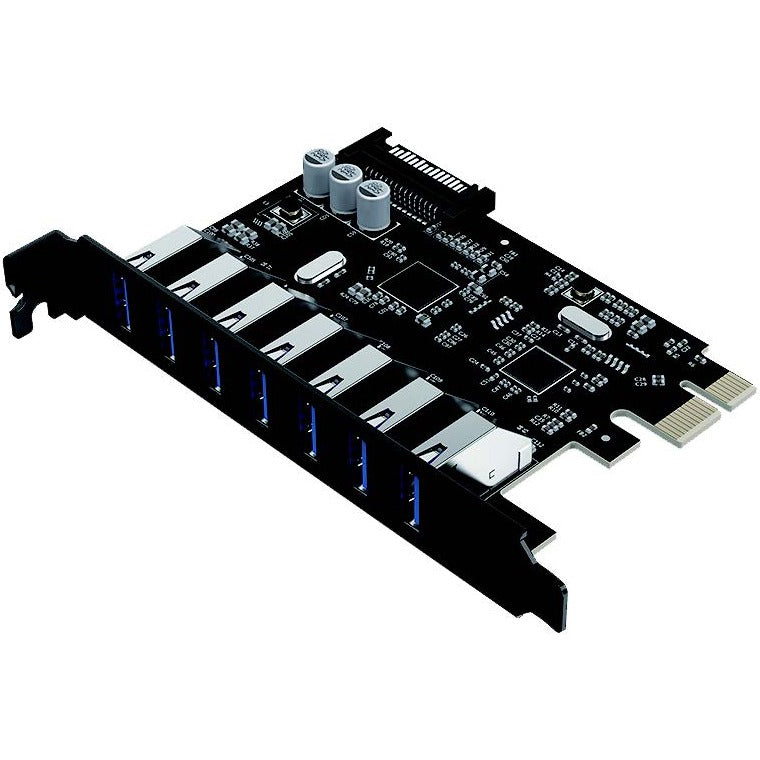 Cruxtec (PV3-7U) 7 Ports USB 3.0 PCI-E Expansion Card