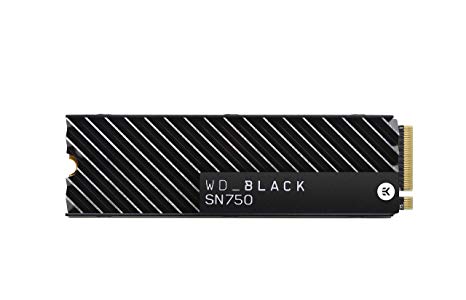 Western Digital (WDS500G3XHC) Black SN750 500GB M.2 NVMe SSD with Heatsink