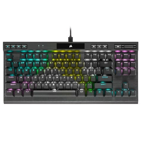 Corsair K70 RGB TKL Champion Series Mechanical Gaming Keyboard, Cherry MX Speed