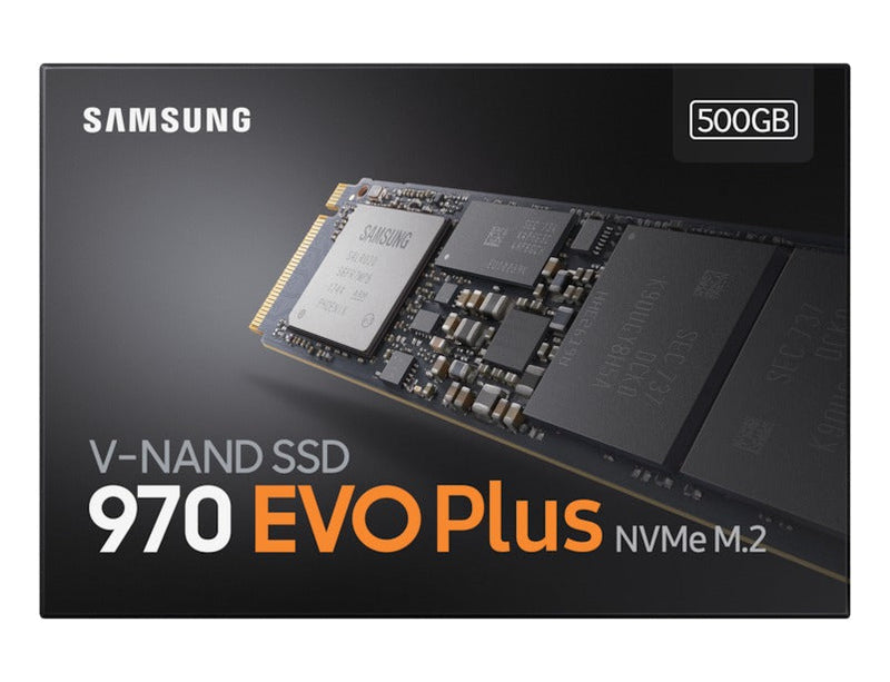 Samsung 970 EVO PLUS 500GB M.2 PCIe SSD Internal Solid State Drive PN MZ-V7S500BW