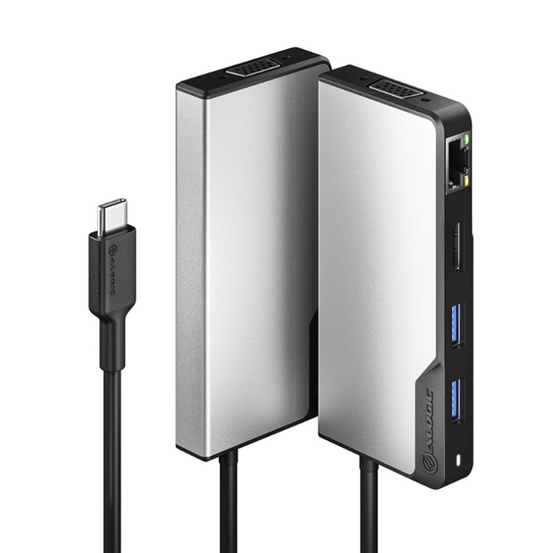 ALOGIC Fusion MAX 6-in-1 USB-C Hub with 100W Power Deliver