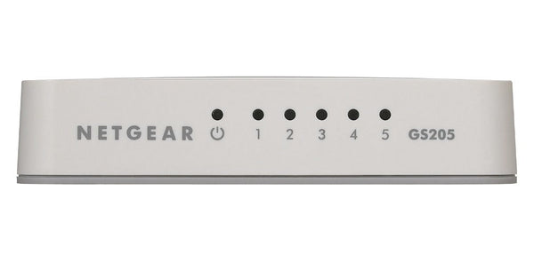Netgear GS205 Unmanaged Gigabit Ethernet (10/100/1000) White