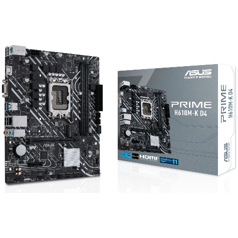 ASUS PRIME H610M-K DDR4 mATX Motherboard