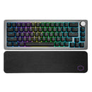 CoolerMaster CK-721-GKTR1-US CK721 60% RGB Wireless Mechanical Gaming Keyboard. Space Gray, TTC Red Switch