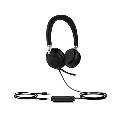 Yealink UH38 Headset Wired & Wireless Head-band Calls/Music USB Type-C Bluetooth Black