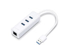 TP-LINK UE330 interface hub USB 3.0 (3.1 Gen 1) Type-A 1000 Mbit/s White