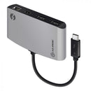 ALOGIC ThunderBolt 3 Dual DisplayPort PORTABLE Docking Station with 4K - Space Grey