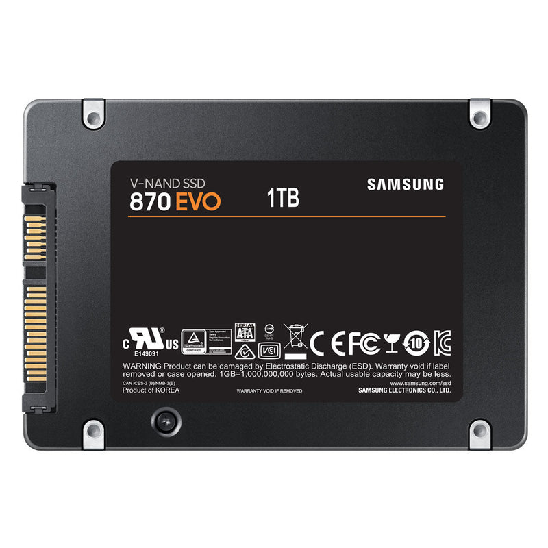 Samsung (MZ-77E1T0BW) 870 EVO 1TB 2.5" SATA III SSD