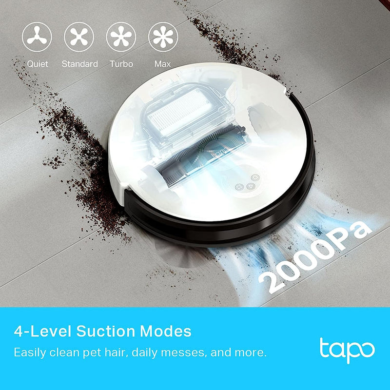 Tapo RV10 Plus Robot Vacuum & Mop + Smart Auto-Empty Dock