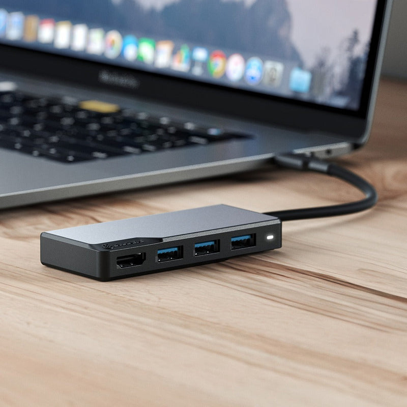 ALOGIC Fusion CORE 5-in-1 USB-C Hub, Space Grey