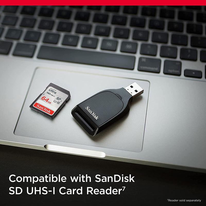 WESTERN DIGITAL SanDisk Ultra 64GB SDXC Memory Card 140MB/s
