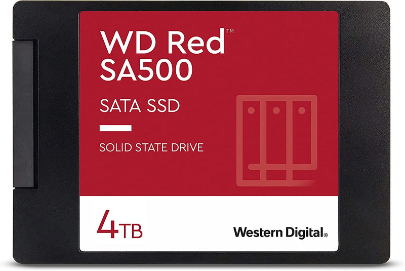 Western Digital Red SA500 2.5" 4000 GB Serial ATA III 3D NAND