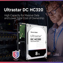 Western Digital Ultrastar DC HC320 3.5" 8000 GB Serial ATA III