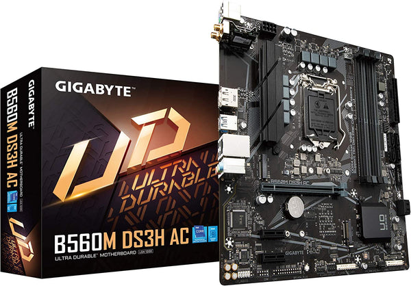 Gigabyte B560M DS3H AC motherboard Intel B560 Express LGA 1200 micro ATX