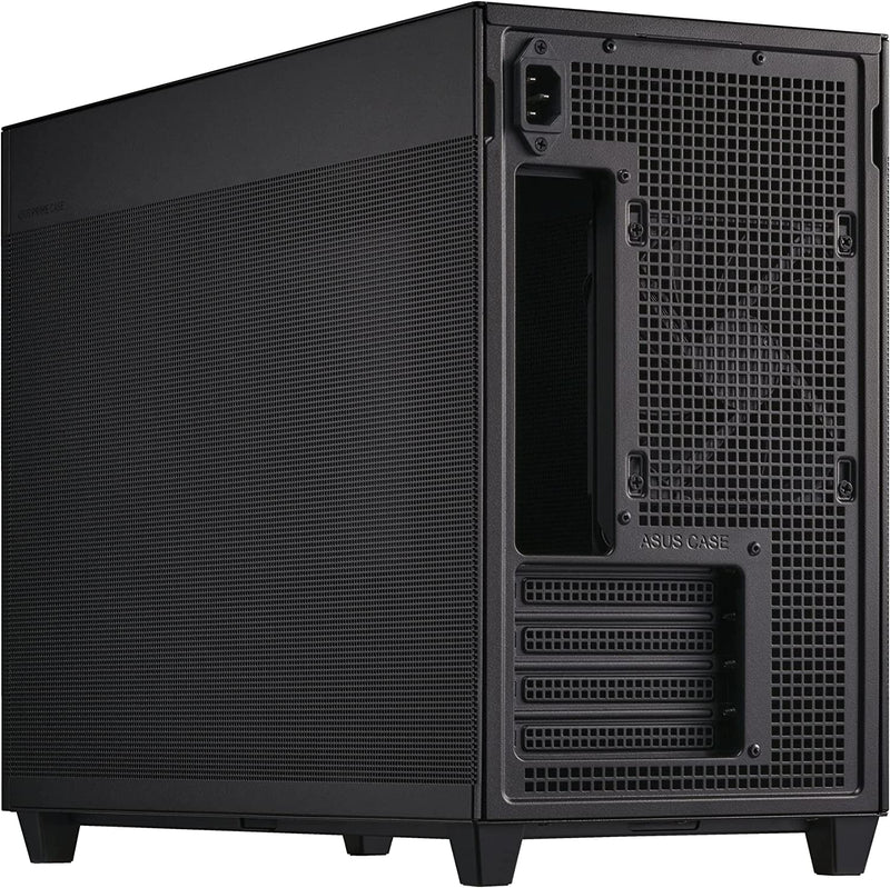 Asus PRIME AP201 TG Micro-ATX Case. Tempered Glass, Black