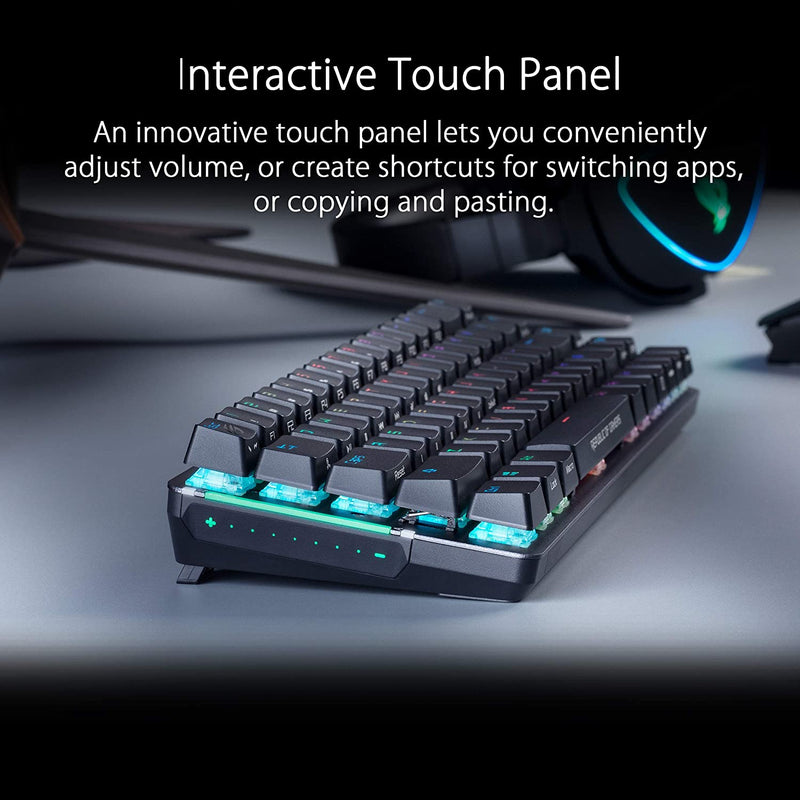 ASUS ROG FALCHION NX/NXBN 65% Wireless Mechanical Gaming Keyboard with 68 keys. NX Brown