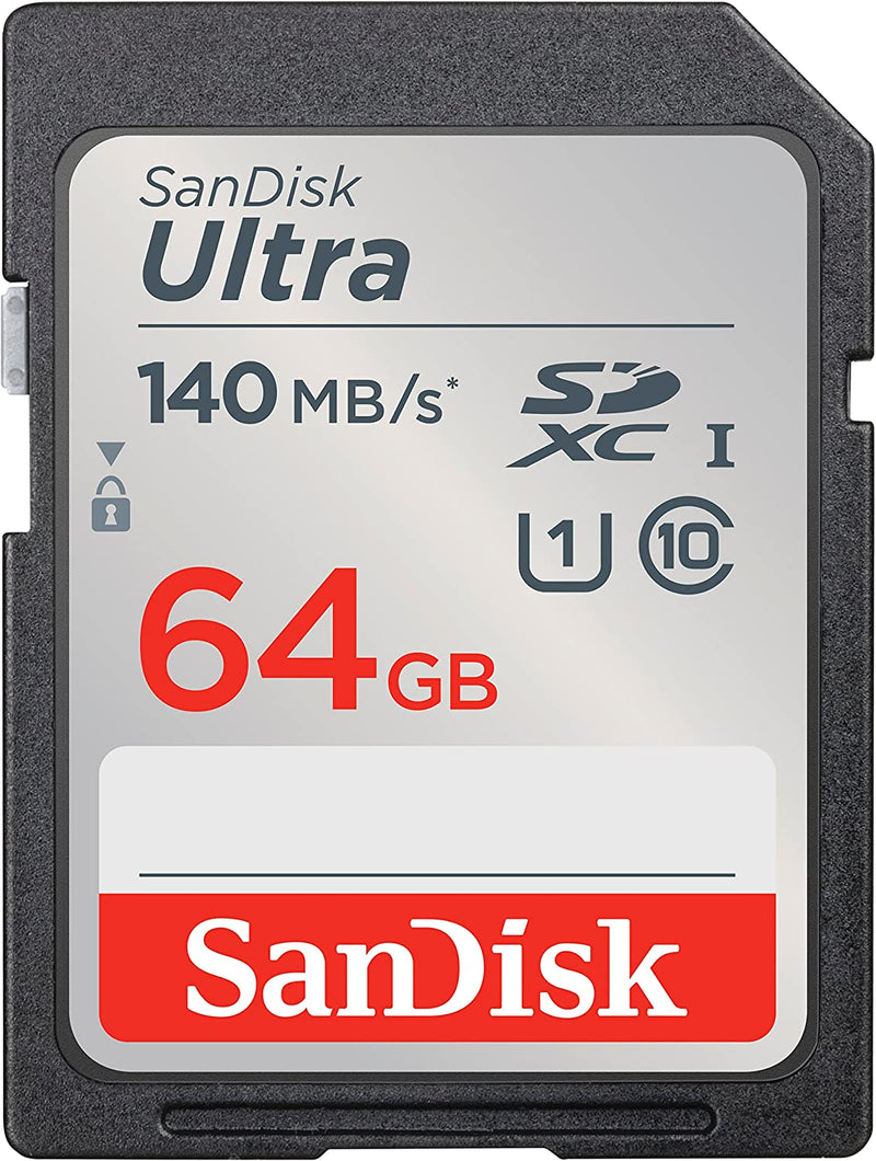 WESTERN DIGITAL SanDisk Ultra 64GB SDXC Memory Card 140MB/s