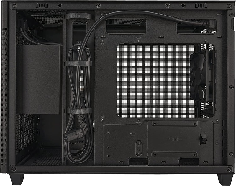 Asus PRIME AP201 TG Micro-ATX Case. Tempered Glass, Black