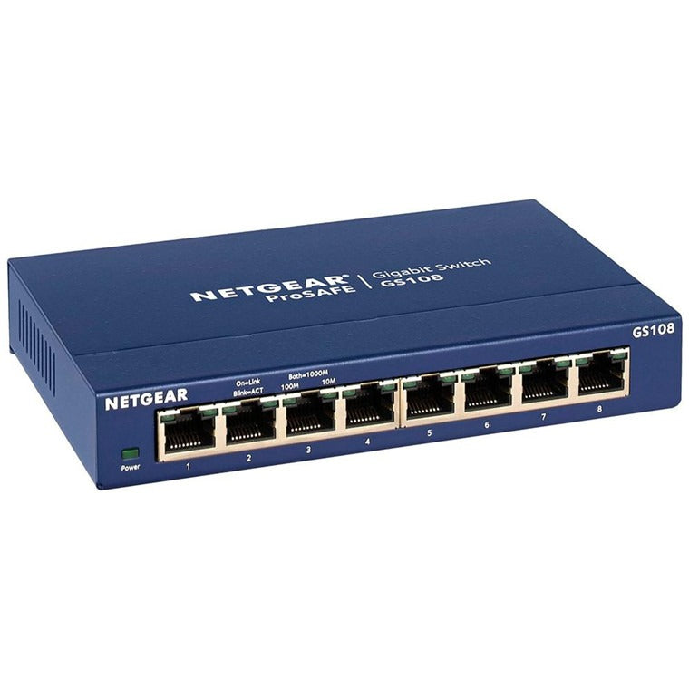 Netgear ProSafe Ethernet Desktop Switch Unmanaged Blue