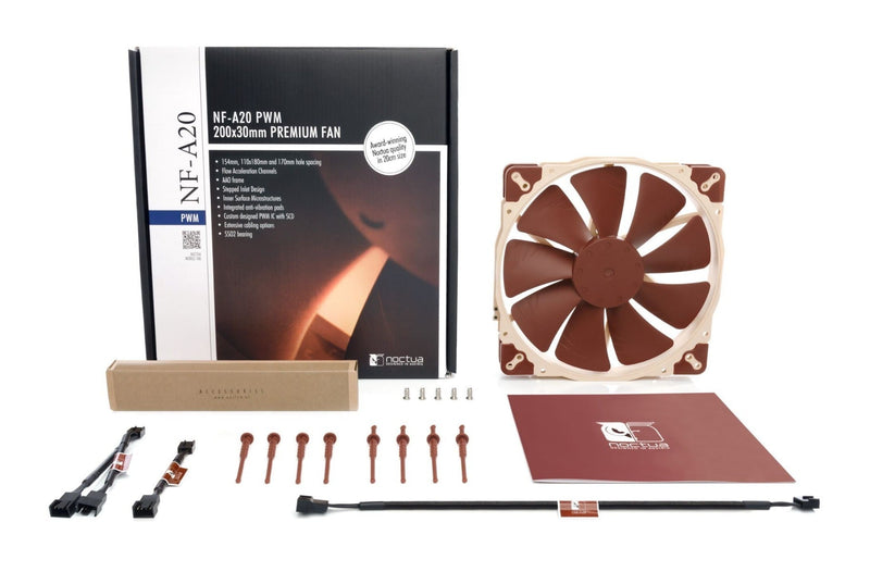 Noctua (NF-A20-PWM) 200mm PWM 800RPM Fan